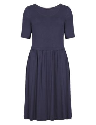 Lipped Waist Skater Dress ONLINE ONLY | M&S Collection | M&S