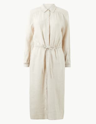 m&s pure linen shirt