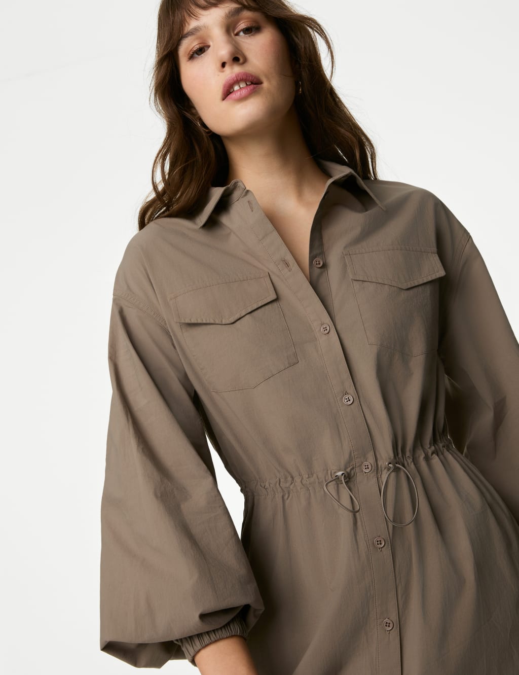 Button up collared dress shop