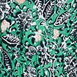 Pure Cotton Printed V-Neck Tiered Midi Dress - greenmix