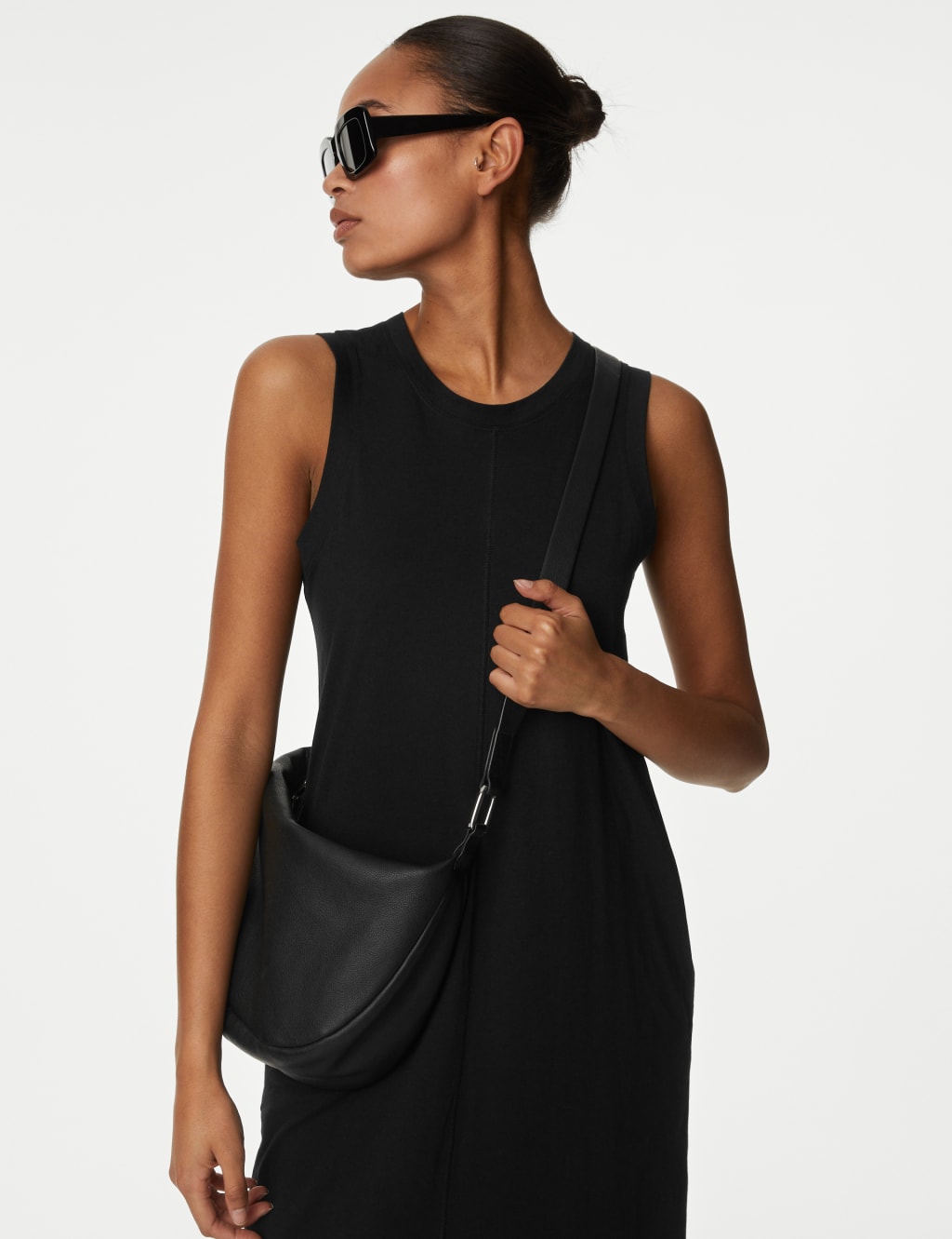 Pure Cotton Jersey Midaxi T-Shirt Dress image 3