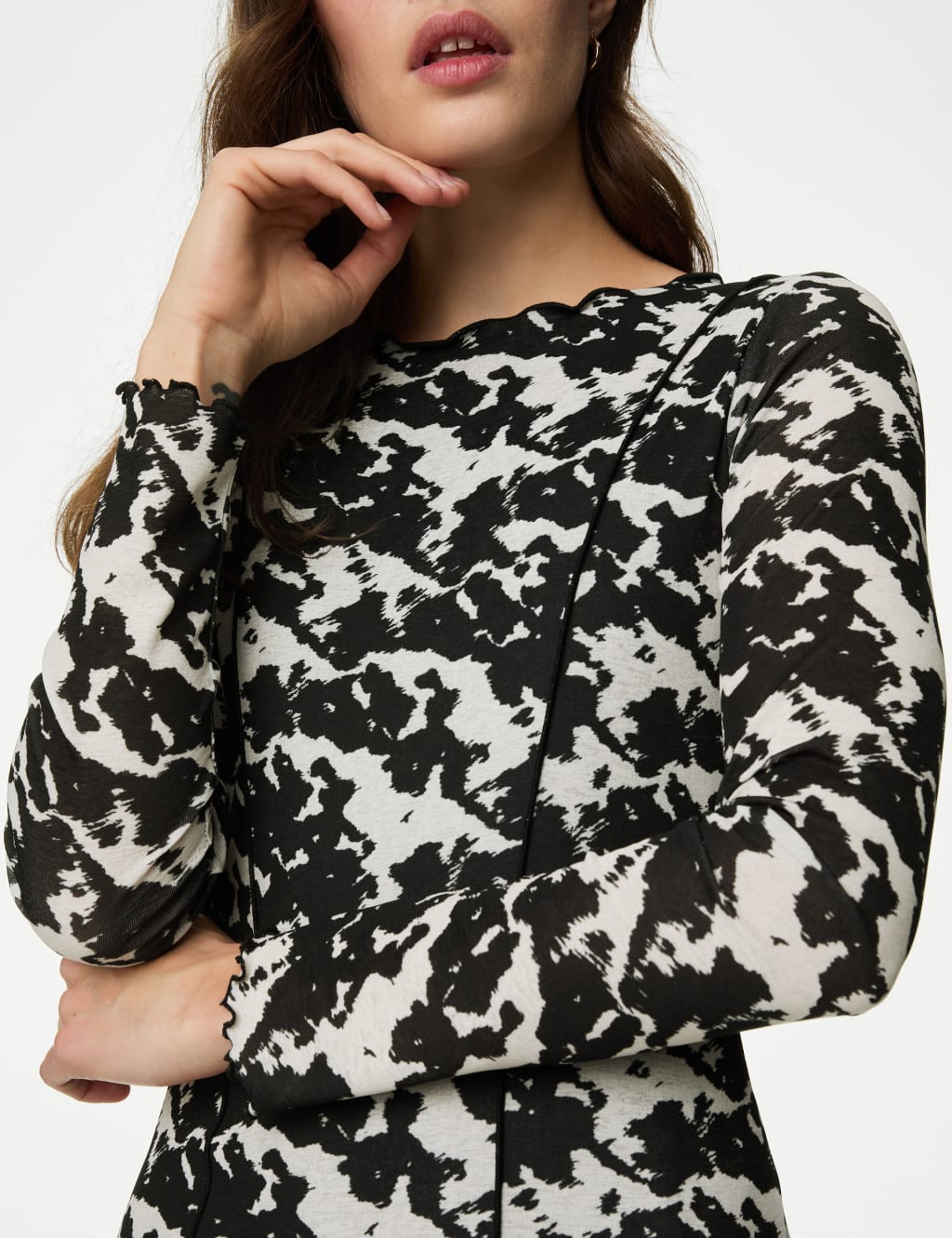 Marks and spencer black dresses with sleeves store