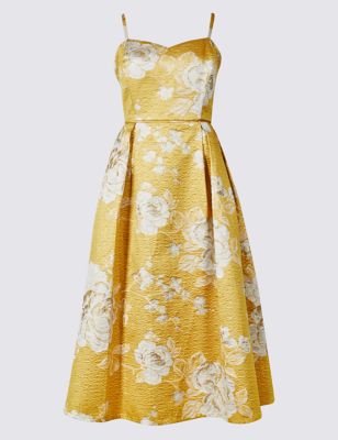 Floral Jacquard Prom Dress | M&S Collection | M&S