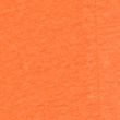 Linen Rich Jersey Round Neck Midi Waisted Dress - orange