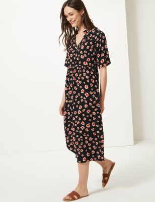 relaxed midi dress