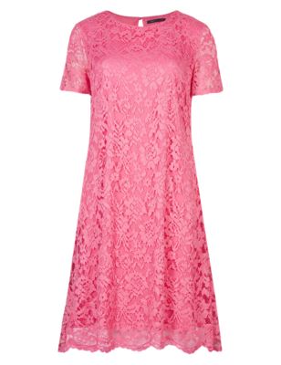 Floral Lace A-Line Shift Dress | M&S Collection | M&S