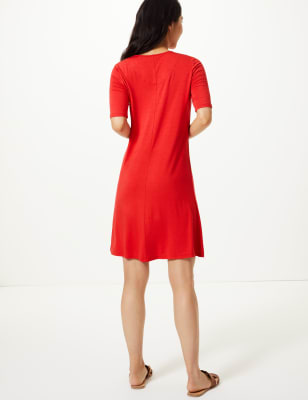 m&s jersey swing dress