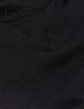 High Neck Knee Length Jumper Dress