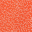 Linen Rich Printed Round Neck Shift Dress - orangemix