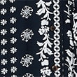 Printed Belted Midaxi Shirt Dress - navymix