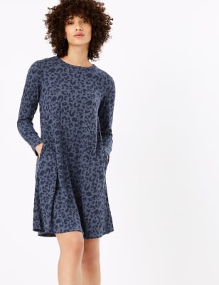 marks and spencer animal print jumpsuit