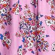 Pure Cotton Printed V-Neck Midaxi Shirt Dress - pinkmix