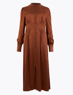 marks and spencer fit and flare dress
