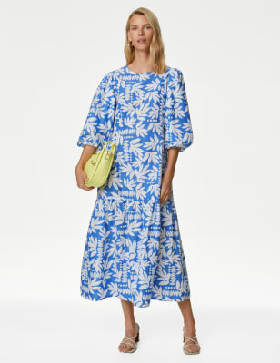 M&s hot sale cotton dress