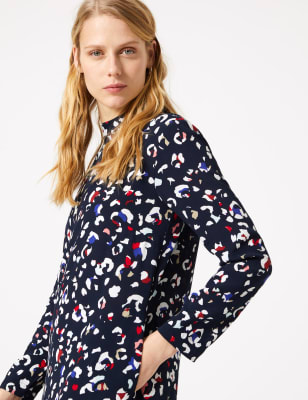 marks and spencer animal print jumpsuit