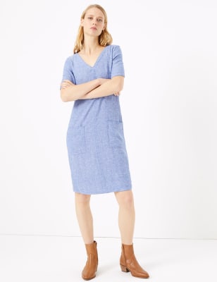 m&s womens linen dresses