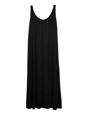 

Womens M&S Collection Jersey Midaxi Shift Dress - Black, Black