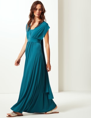 Aqua Maxi Dress