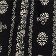 Printed V-Neck Midi Shirred Dress - blackmix