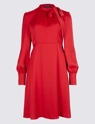 PETITE Long Sleeve Midi Dress | M&S Collection | M&S
