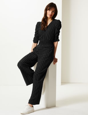 afends gigi denim jumpsuit