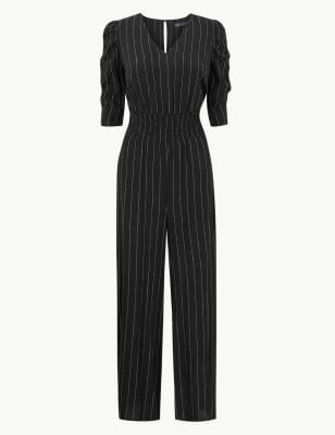 Marks and sale spencer striped jumpsuit