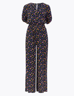 strapless harem jumpsuit