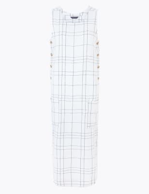 m&s linen dresses