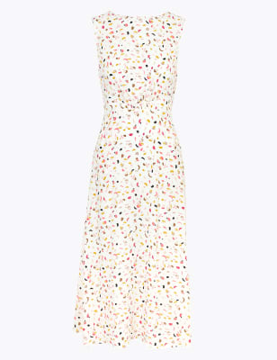 marks and spencer fit and flare dress