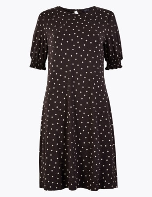 m&s jersey swing dress