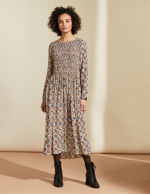 m&s ditsy floral dress