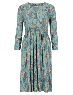 Vintage Floral Tunic Dress | Indigo Collection | M&S