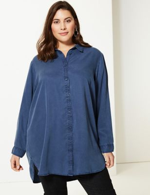 Womens Plus Size Tops & T Shirts | Plus Size Tunic Tops | M&S