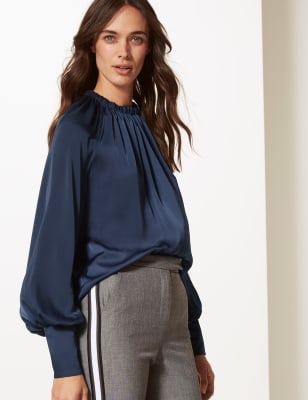 Marks and sale spencer satin blouse