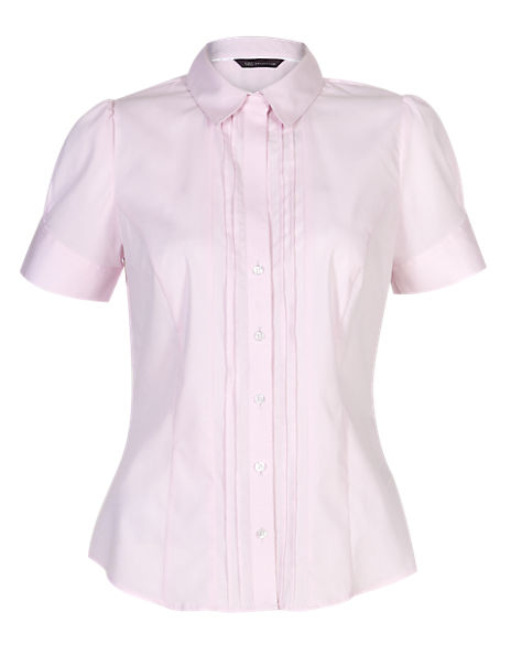 Puffed Sleeves Shirt | M&S Collection | M&S