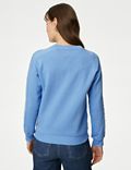 Cotton Rich Lace Detail Sweatshirt
