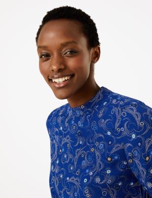 Top tiss&eacute; &agrave; imprim&eacute; constellations