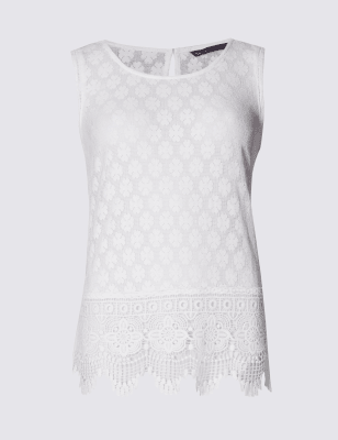 lace vest top uk