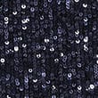 Sequin V-Neck Cami Top - navy
