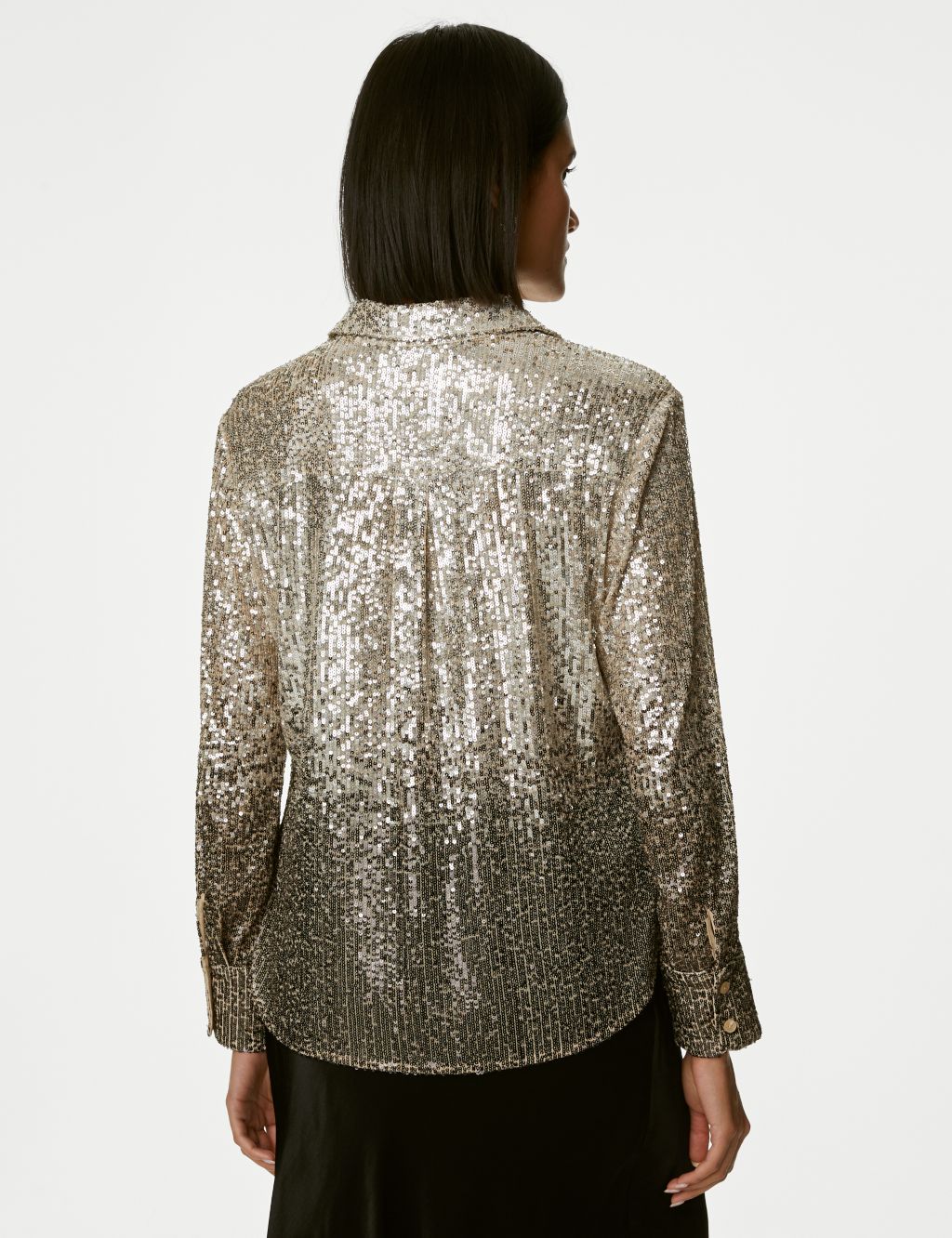 Sequin Collared Shirt image 6