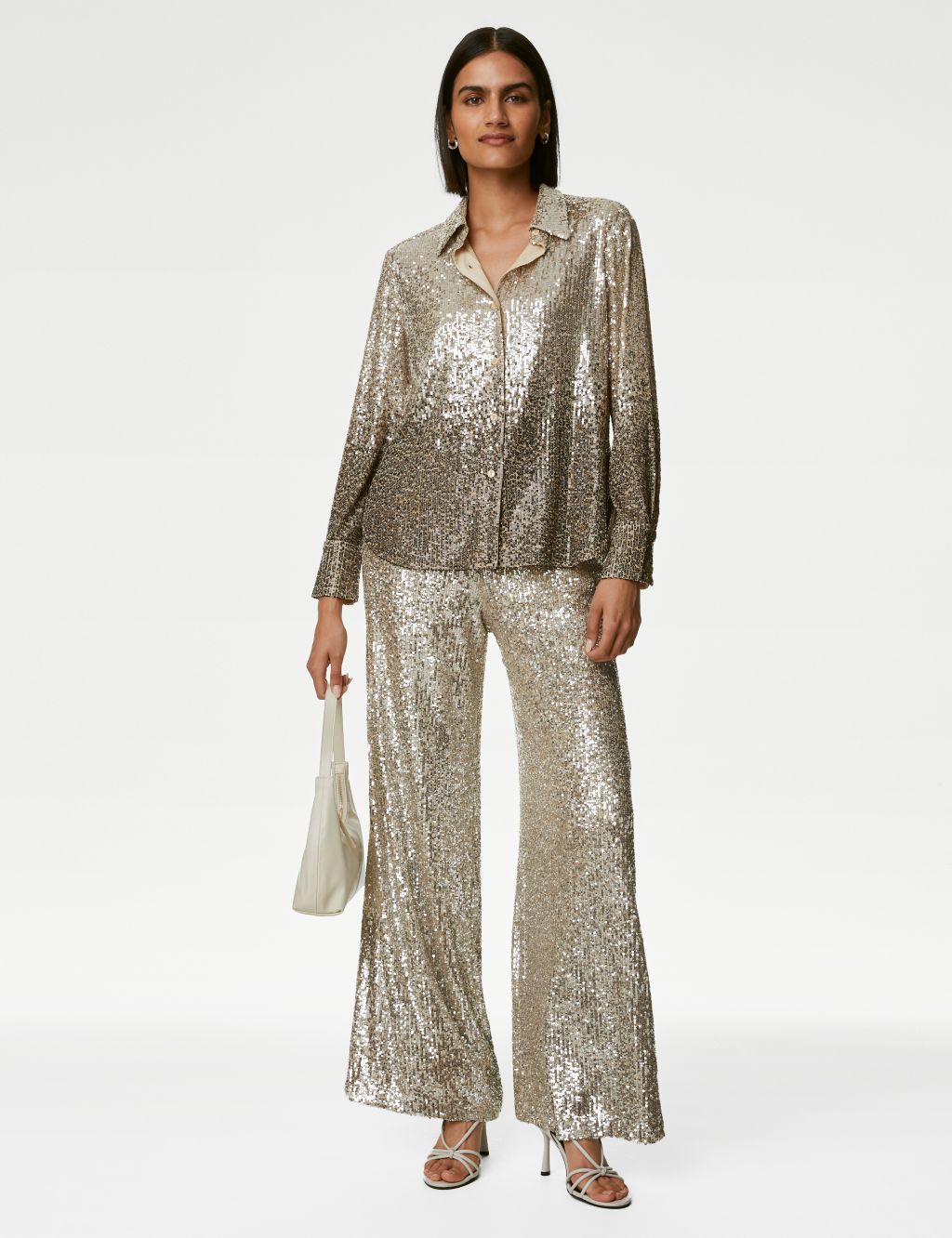 Sequin Collared Shirt image 7