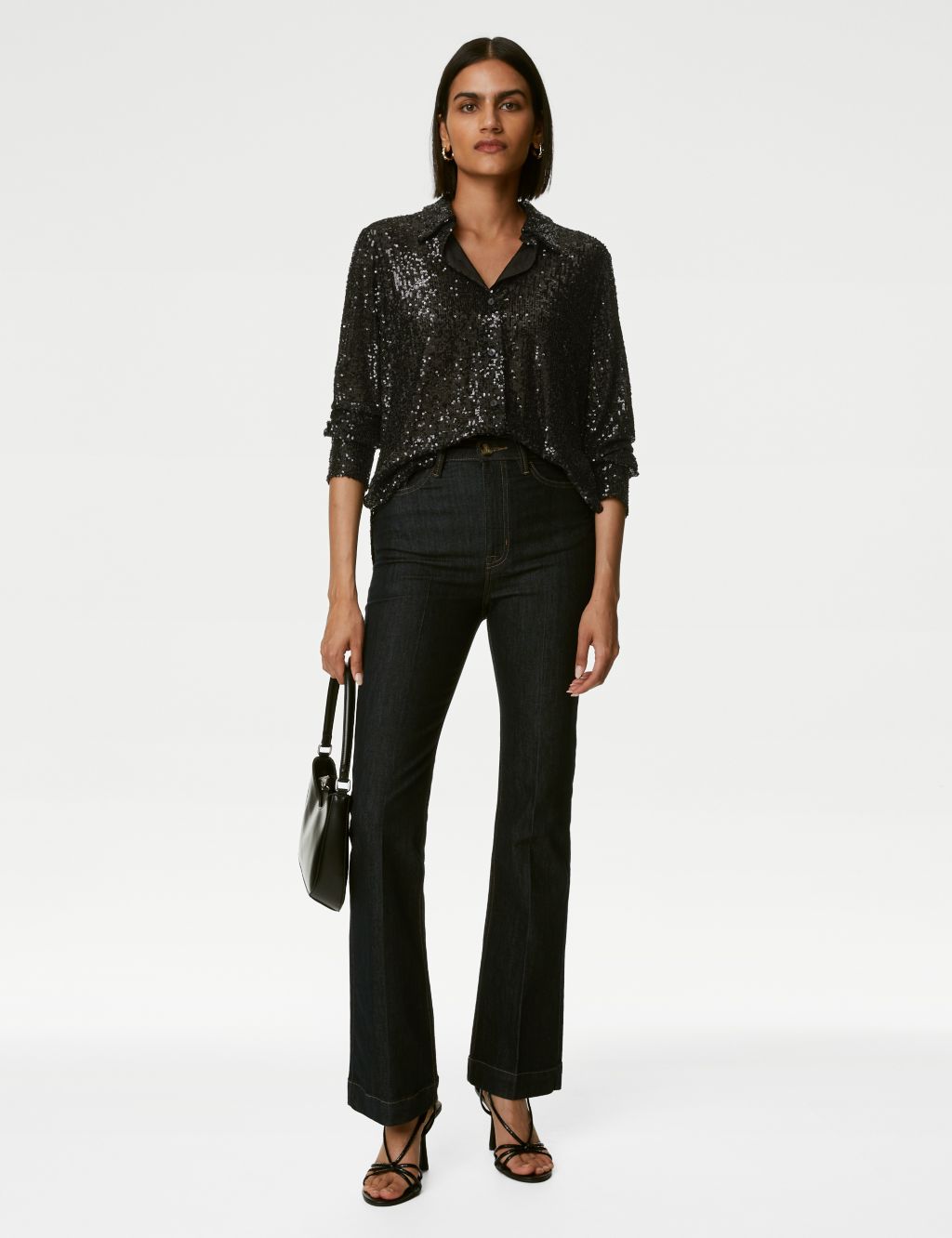 Sequin Collared Shirt image 1