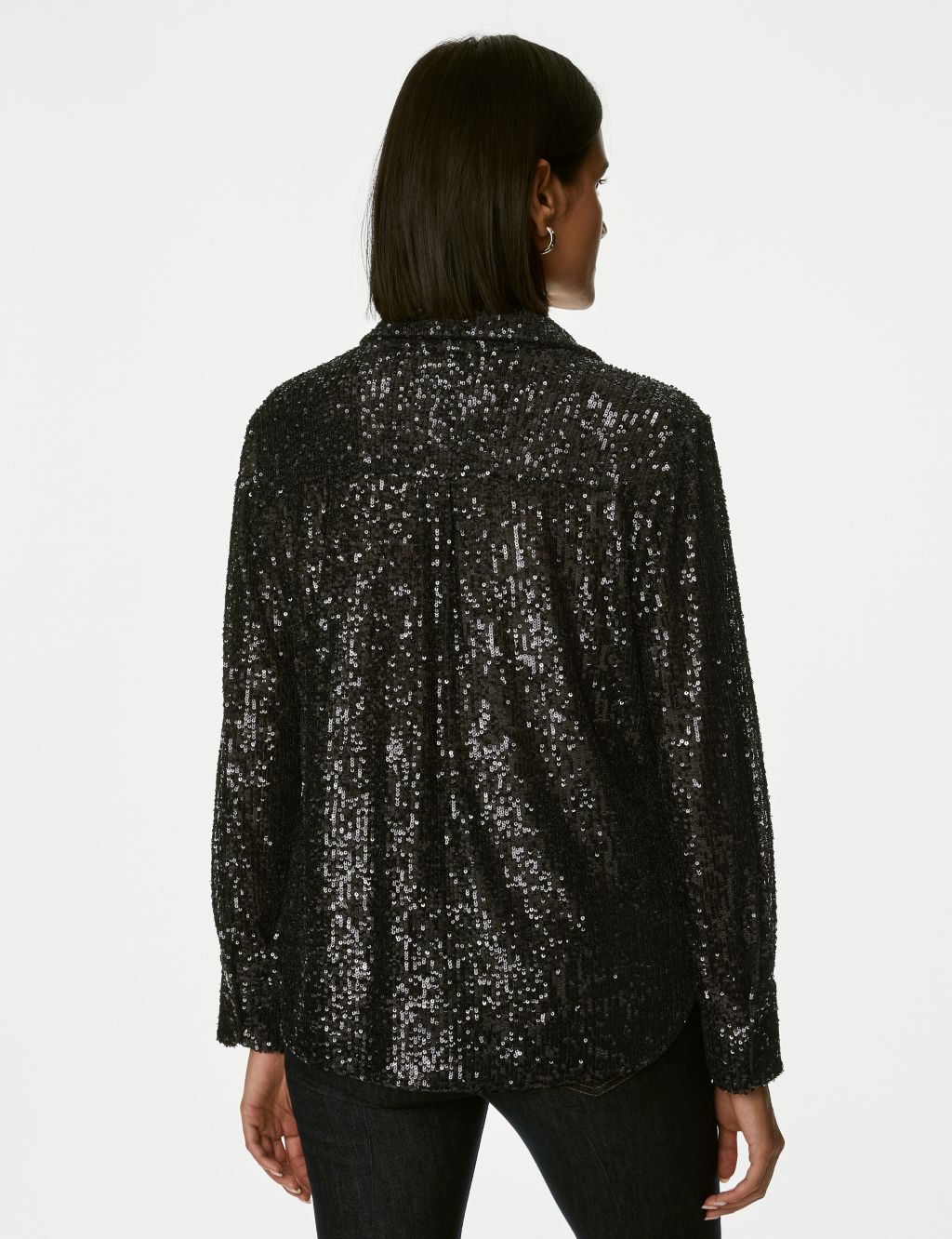 Sequin Collared Shirt image 5