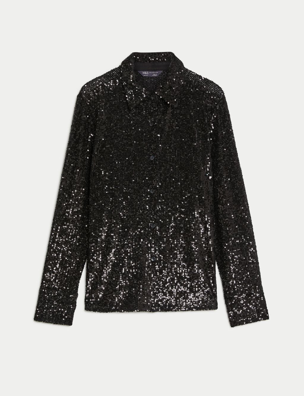 Sequin Collared Shirt image 2