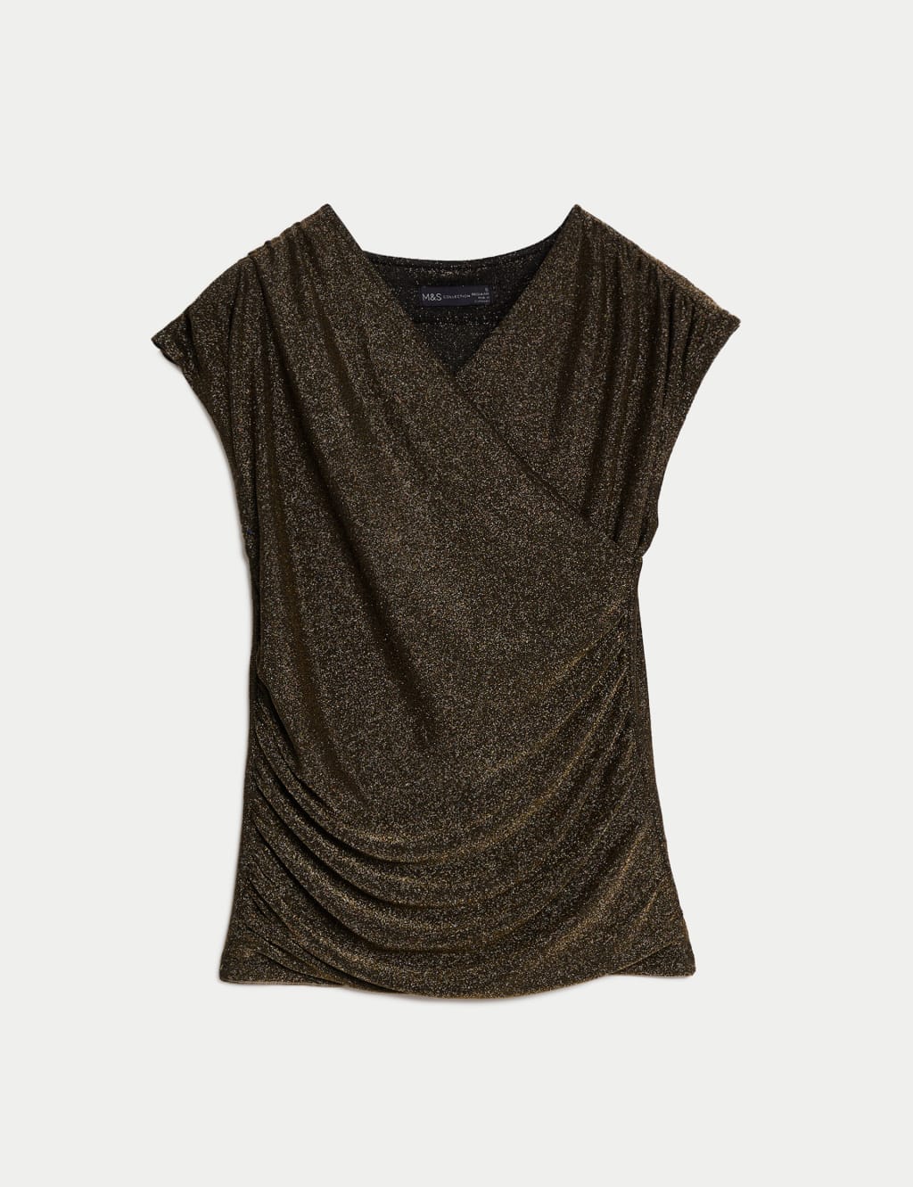Sparkly Wrap Top image 2