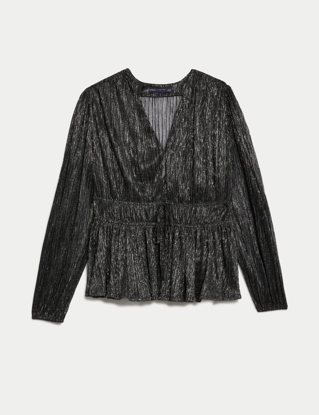 Sparkly Tie Front Blouse image 2