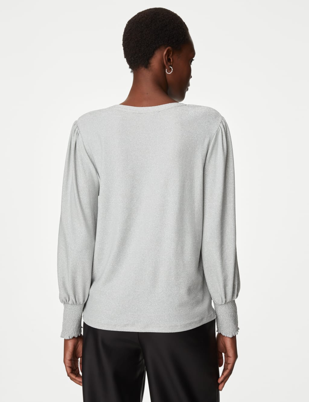 Sparkly Round Neck Blouse image 5