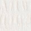 Textured Round Neck Shirred Waisted Blouse - ivory