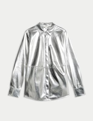 Metallic Collared Shirt 6 of 6