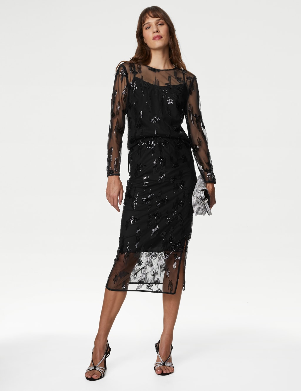 Mesh Embellished Top image 3
